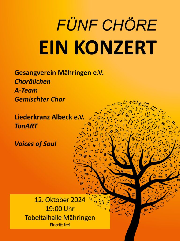 Poster Konzert GVM 2024